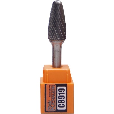 RICHMANN Kolíková fréza do kovu, stopka 6 mm | kulatý oblouk 12x25 mm