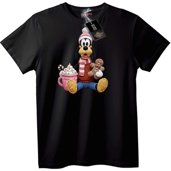NOONEBRAND Тениска Плетен Goofy Зима - M, Black