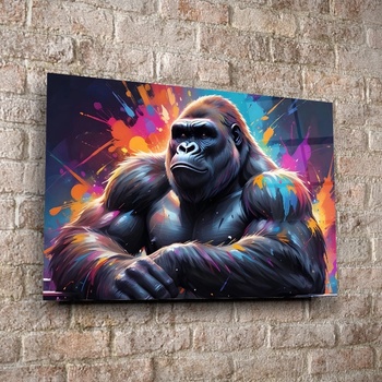 Art gift Стъклено АРТ пано - Горилата Войн