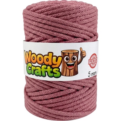 Woody Crafts Woody PREMIUM 5 mm (100m) - Starorůžová (Old rose)