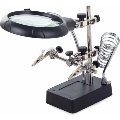 Verk Třetí ruka s lupou a LED osvětlením – Zbozi.Blesk.cz
