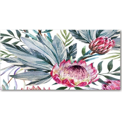 Foto obraz sklo tvrzené Protea 100x50 cm