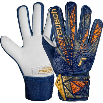Image 1 of Reusch Вратарски ръкавици Reusch Adults Grip Goalkeeper Gloves - Prem Blue/Gold