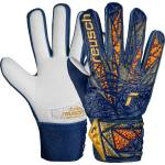 Reusch Вратарски ръкавици Reusch Adults Grip Goalkeeper Gloves - Prem Blue/Gold