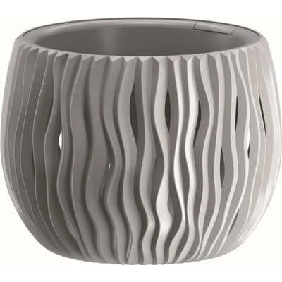 Prosperplast Sandy Bowl kvetináč 37 cm sivý kameň DSK370