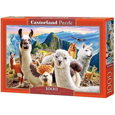 Castorland Пъзел Castorland, Llamas Selfie, 1000 бр (5904438104758)