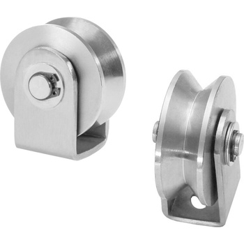 Onpira Nerezová spodná pojazdová kladka typ V Ø 0-80 mm Priemer: 80 mm