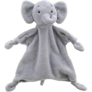 The Puppet Company - Бебешка кърпа за гушкане Слонче, серия Wilberry ECO Comforters