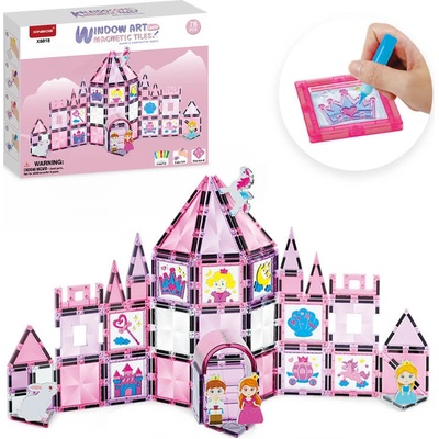 Magnetic Tiles Window Art Castle 78 ks
