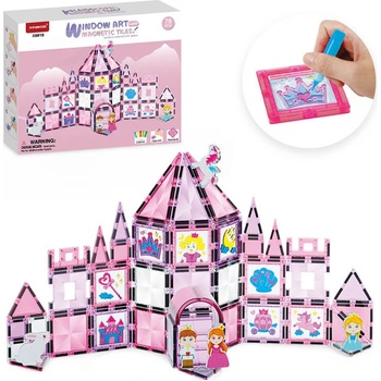Magnetic Tiles Window Art Castle 78 ks