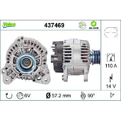 Alternátor VALEO 437469