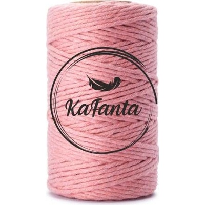 Macrame priadza KaFanta PREMIUM 2mm/50m - coral pink