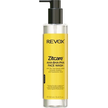 Revox Cosmetics REVOX B77 Zitcare Aha. Bha. Pha. Face Wash Почистващ гел унисекс 250ml