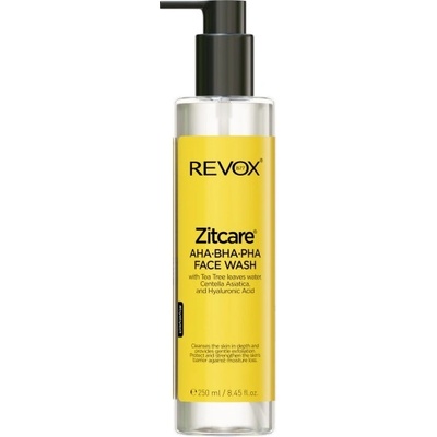Revox Cosmetics REVOX B77 Zitcare Aha. Bha. Pha. Face Wash Почистващ гел унисекс 250ml