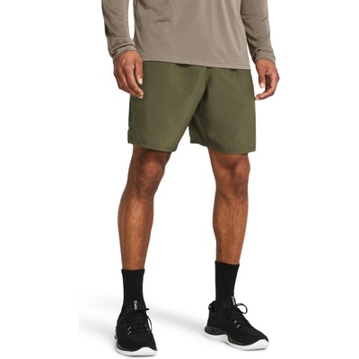 Under Armour pánské tréninkové kraťasy -UA Tech Woven Wordmark Short-GRN Zelená
