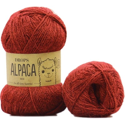 Drops Alpaca MIX 3650 kaštanová