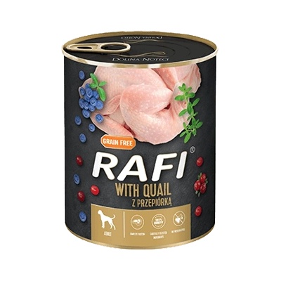 RAFI Dog Quail консервирана кучешка храна с пъдпъдък - 0.4кг