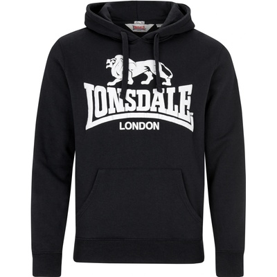 Lonsdale Men's hooded sweatshirt čierna