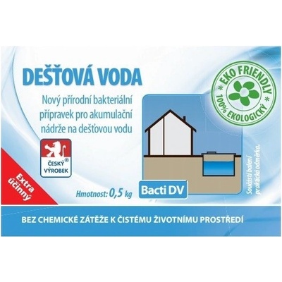 Bacti DV bakterie pro jímky na dešťovou vodu 0,5 Kg – Zbozi.Blesk.cz