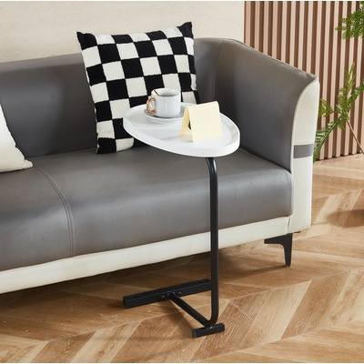 Странична маса бяло/черно abery