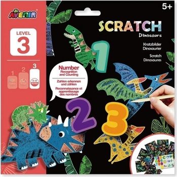 Avenir Škrabací obrázky Level 3 Dinosauři