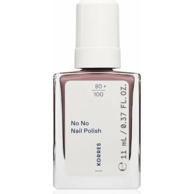 Korres No No Nail Polish pečující lak na nehty odstín 66 Prune 11 ml