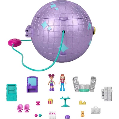 MATTEL Polly Pocket Mikro Double Play Diskotéka na korčuliach