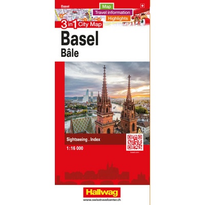 Hallwag Stadtplan Basel