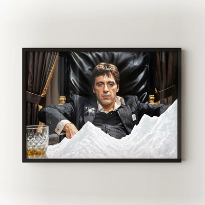 Tony Velikost: 30x40 cm, Rám: Černý