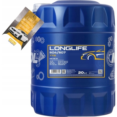 Mannol Longlife 504/507 5W-30 20 l