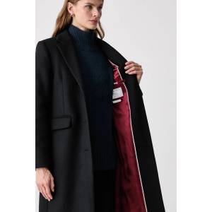 Tommy Hilfiger елегантно палто дамско с вълна (WW0WW51106)
