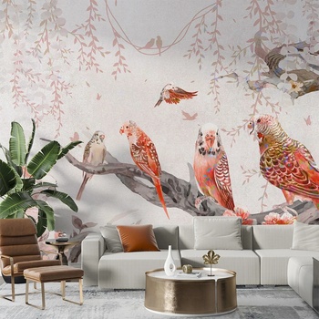 Image 1 of Art gift Фототапет - Островът на папагалите