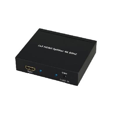 KVM сплитер Roline 14.99. 3582, от 1x HDMI(ж) към 2x HDMI(ж), 3840 x 2160 макс. резолюция, поддържа 3D, 1 устройство (14.99.3582)