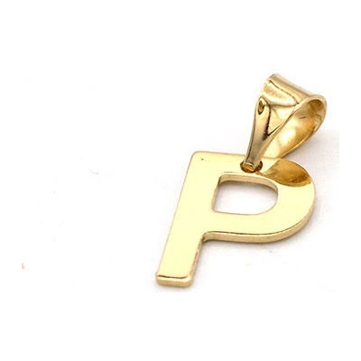 B&B Goldinvestic Zlatý přívěsek písmeno P N5271