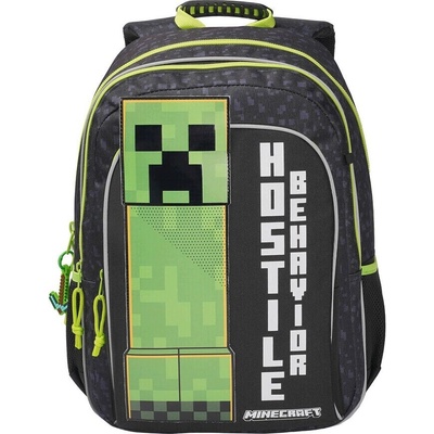3D batoh Minecraft 30 cm - Detský školský batoh s motívom hry