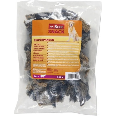 Maškrta pre psov Mr. Beef hovädzí žalúdok 500 g