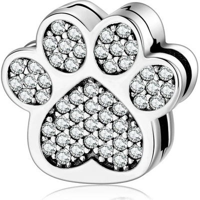 P&J Jewellery Stříbrný klip Reflexions Zvířecí tlapka RFCH21