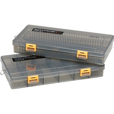 Savage Gear Krabička Flat Lurebox Smoke Kit 2ks