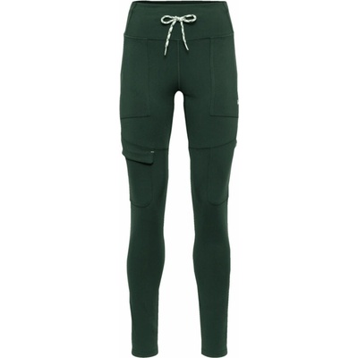 Kari Traa ANELIE TIGHTS tmavo zelená biela