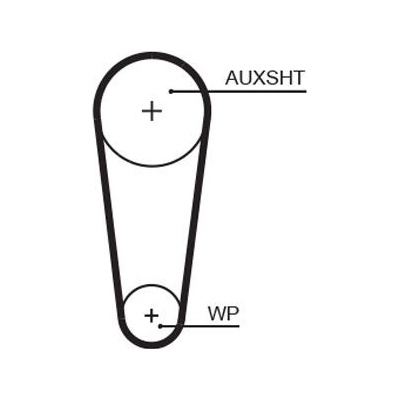 Sada rozvodového řemene s vodní pumpou GATES (GT KP15680XS-2) – Hledejceny.cz