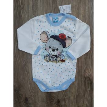 Image 1 of БЕЙБ ФЕШЪН ЕООД Боди с дълъг ръкав Мишле, 74, 80