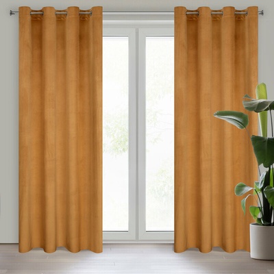 Takoy DESIGN 91 Záves ROSA z jednofarebného mäkkého zamatu-HF-420925 | 140 x 250 cm