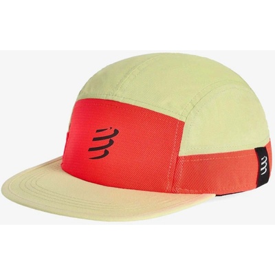 COMPRESSPORT 5 Panel Light Cap Nile / Fluo Red