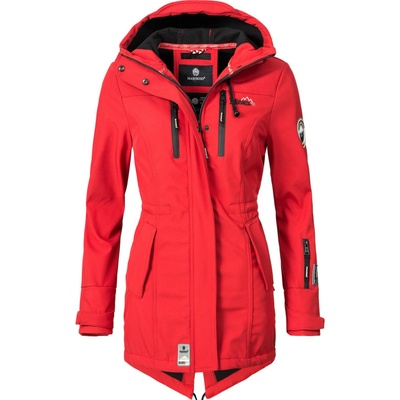 MARIKOO Функционално палто 'Zimtzicke' червено, размер S