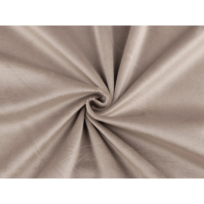 Prima-obchod Samet / velvet hladký šíře 280 cm, barva 2 (240 g/m²) béžová