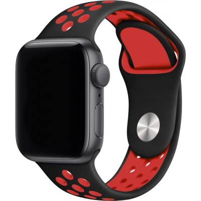 Eternico Sporty na Apple Watch 42 mm/44 mm/45 mm Cool Lava and Black AET-AWSP-LaBl-42