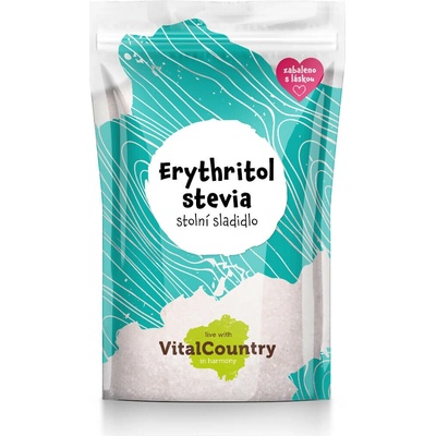 Vital Country Erytritol Stévia 1000 g