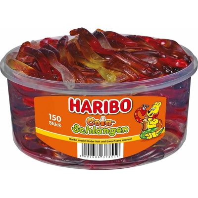 Haribo Cola Schlangen Želé hadi s příchutí koly 1050 g