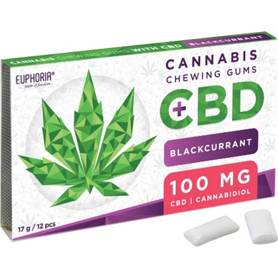 Euphoria CBD 100mg - Čierne ríbezle 17g
