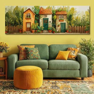 Obraz na plátně - V srdci zapomenutého času FeelHappy.cz Vyberte rozměr obrazu (šířka x výška): 150 x 50 cm